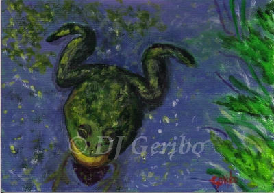frog pond by artist dj geribo