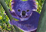 koala painting by artist dj geribo